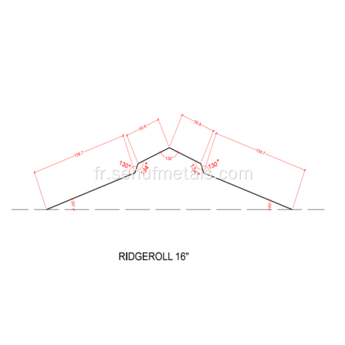 Fascia Board Soirée en acier inoxydable R450 chacun 5 m